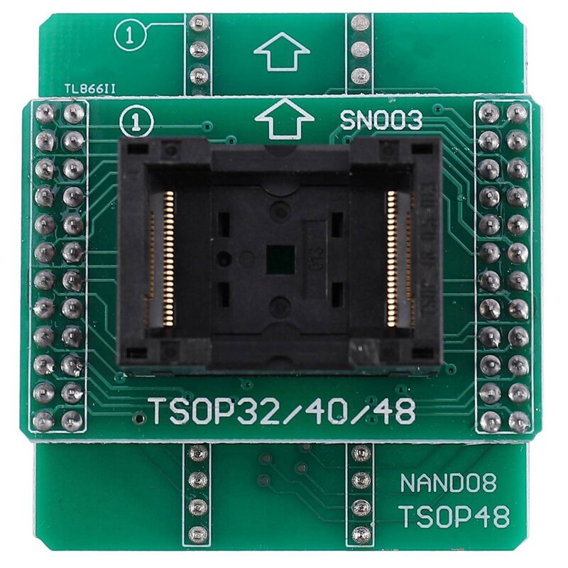 2x andk tsop48 nand adapter nur für xgecu minipro tl866ii plus programmierer für nand flash chips tsop48 adapter buchse