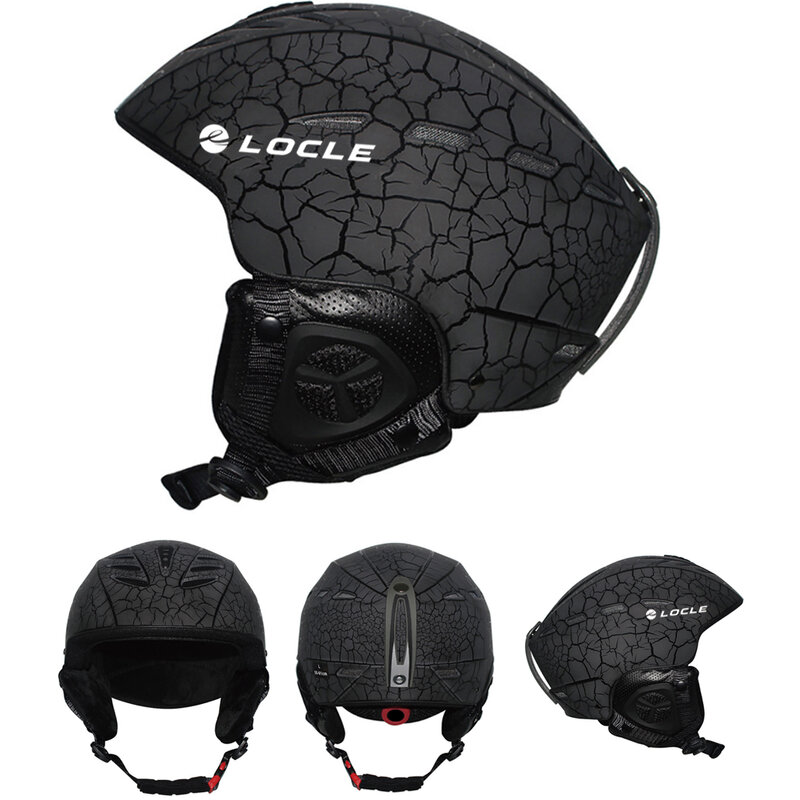 LOCLE Ski Helmet Men and Women Skiing Helmet Kids Boys Girls Ski Skateboard Snowboard Motorcycle Snowmobile Helmet Size S/M/L/XL