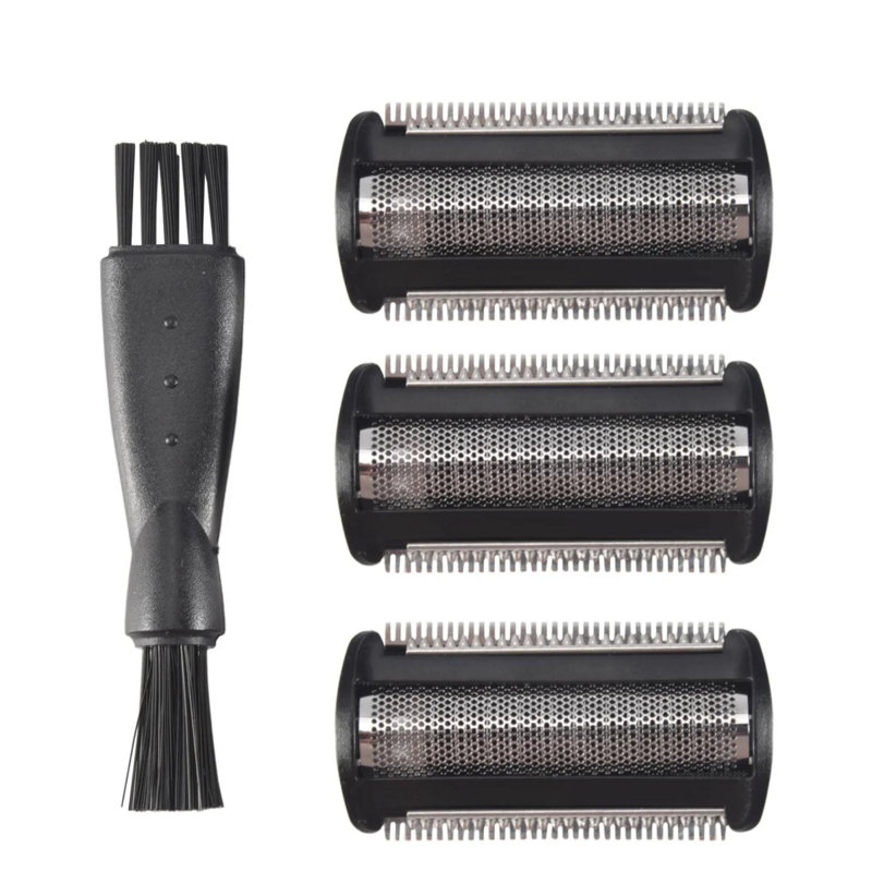 3 Pack Shaver Head Replacement Trimmer for Philips Bodygroom BG 2024 - 2040 S11 YSS2 YSS3 Series with Brush