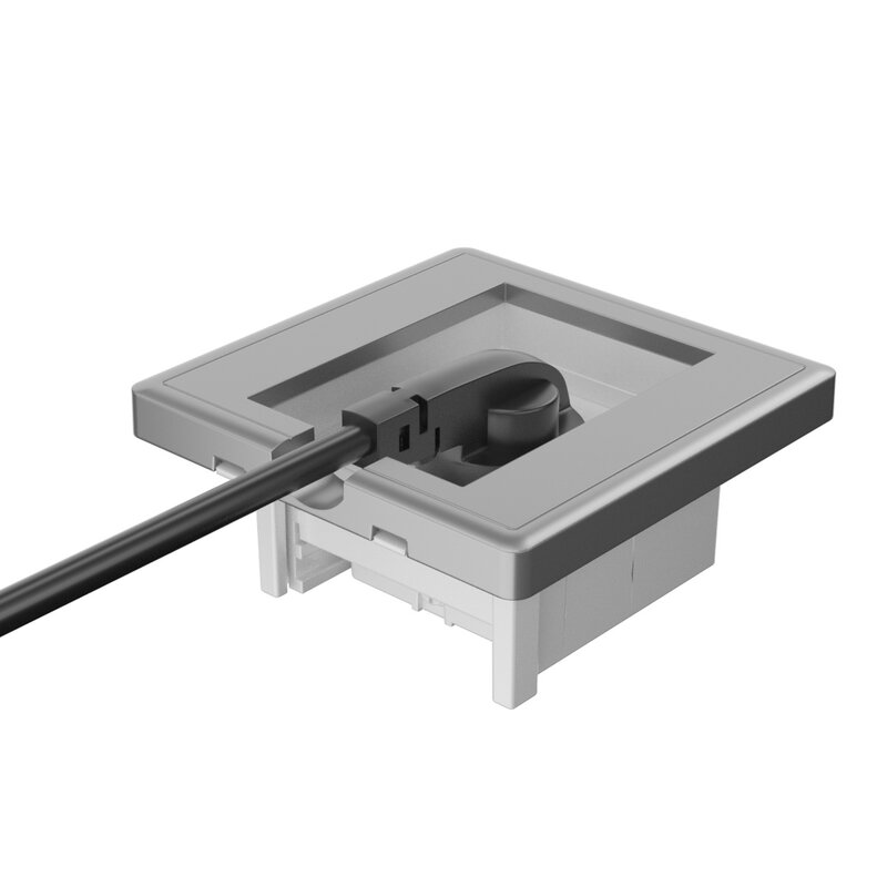 TypeC Carregador USB 45modular PD QC carga rápida Escondido soquete plug escondido desaparecer casa afundada em altura ajustável modelo