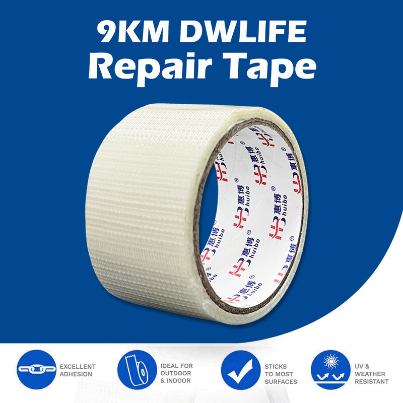 Ripstop Sail Repair Tape Kite Tape 5cm-50cm impermeabile ad alta viscosità traslucido per Spinnaker parapendio tende da sole