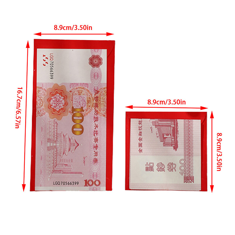 6pcs niedlichen Drachen jahr Hongbao rote Umschläge für 2024 Neujahr Frühlings fest rotes Paket Glücks geld pakete Cartoon Geschenkt üte
