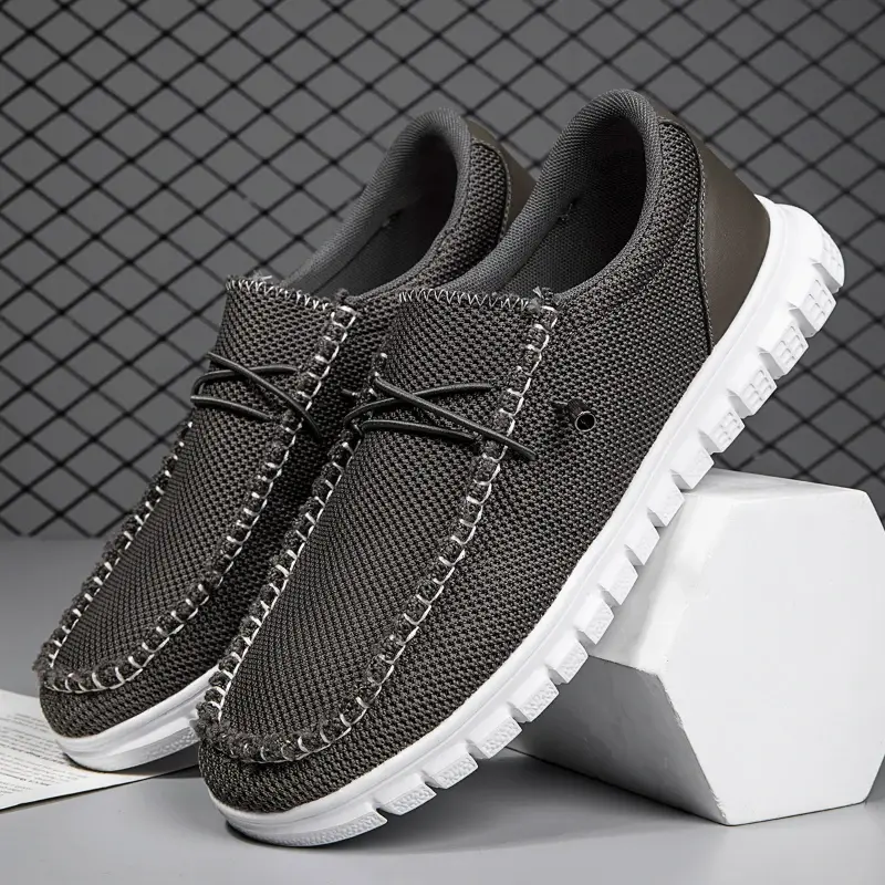 Fujeak Comfort Gym Jogging Shoes Casual Men's Sneakers Plus Size Light Loafers Fashion Flat Shoes Breathable Anti-slip Footwear