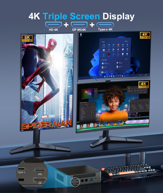 كمبيوتر ألعاب مكتبي أنوية histou-Intel ، كمبيوتر ألعاب ، ويندوز 10 ، لينكس ، وحدة المعالجة المركزية ، والشحن ، Mini outfill ، Mini