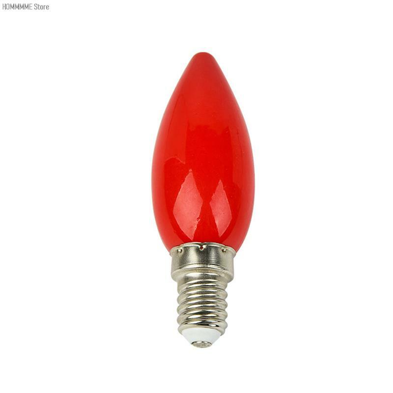 LED 제단 전구 빨간 촛불 불상 램프, 신전 장식 램프, 불상 구슬 장식 램프, LED 촛불 전구, 홈 데코, E12, E14