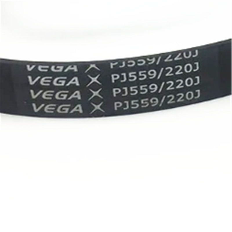 VEGA-V-Belt para transmissão da máquina do motor, correia de borracha, 220J, PJ559, PJ559, 220J, 8 costelas, 2 peças