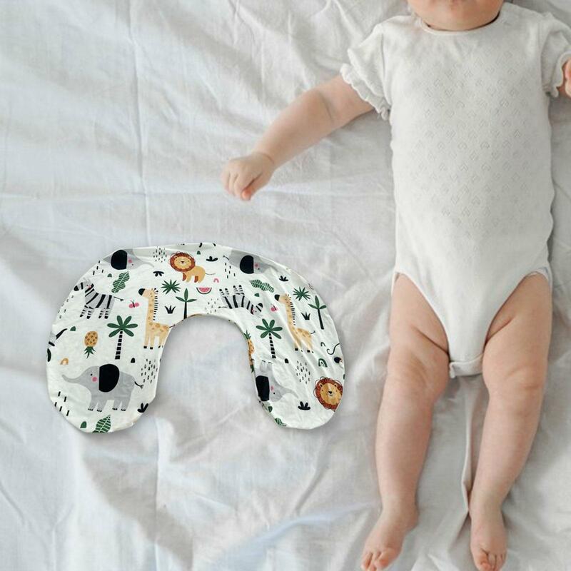Funda de almohada de alimentación para bebé, cubierta suave y cómoda con patrón bonito, solo para amamantar