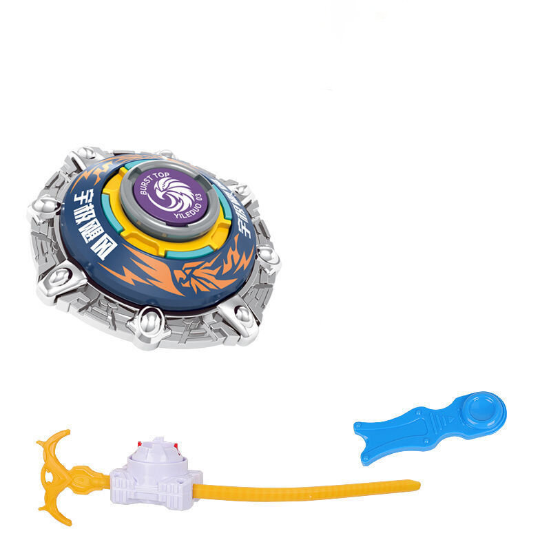 2023 Hot Sale Kids New Two Player Vs Parent-child Game Sparring Gyro Launcher Alloy Rotating Gyro Toys For Boys Children