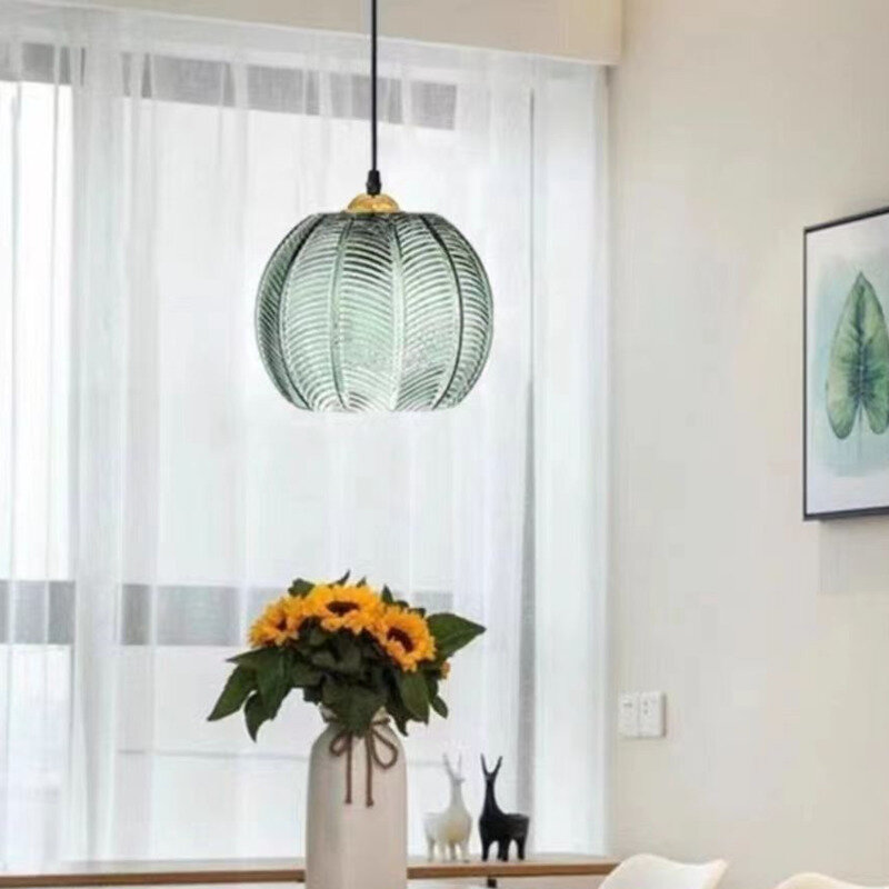 Lámpara colgante de cristal transparente de estilo nórdico, candelabros de estilo moderno para Bar, dormitorio, sala de estar, diseño creativo, Lustre