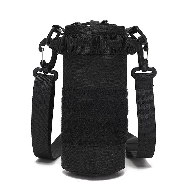 Esportes ao ar livre Water Bottle Bag, Camuflagem Molle System Holder, Hunting EDC Tactical Kettle Pouch