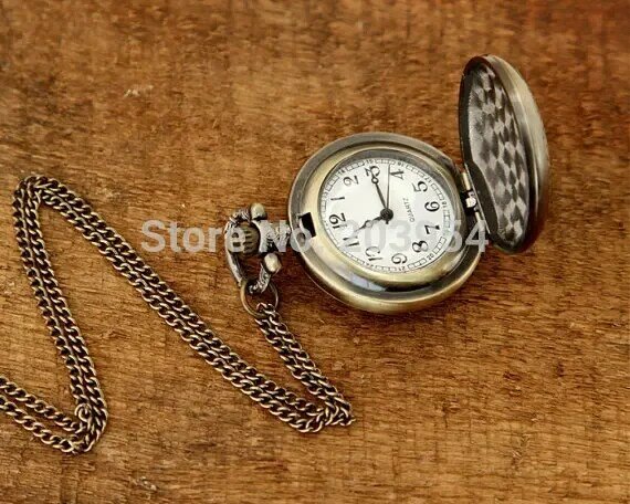Never Ending Story reloj de bolsillo de dos serpientes, collar de medallón con colgante Vintage, Neverending Bastian Atreyu Gmork Falkor Fantasia, 1 pieza