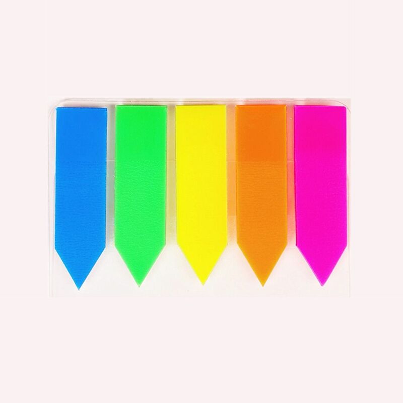 Fluorescent Sticky Notes Office Supplies DIY Decoration Student Reading Label Label Bookmark Sticky Labels Index Stickers