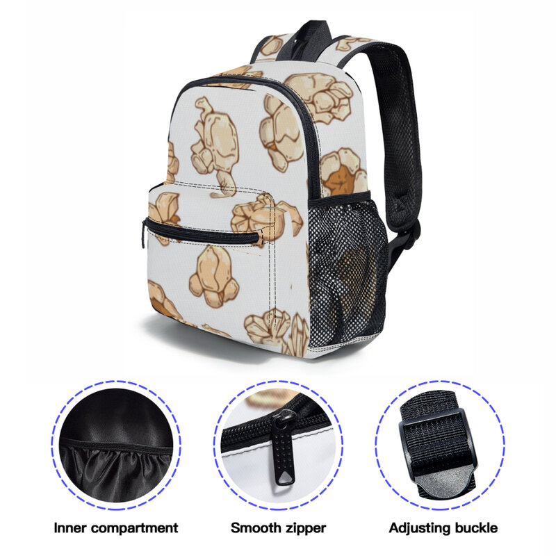 2023 Детский рюкзак, школьная сумка для малышей, сумка для дошкольного возраста с рисунком попкорна для девочек и мальчиков