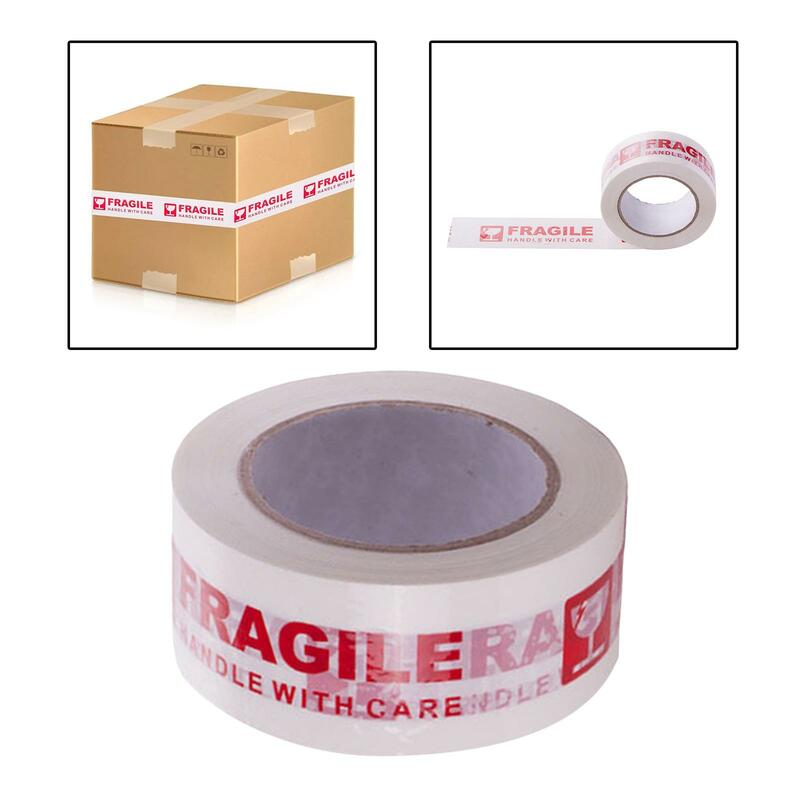 Fragile Tape Handle with Care, Strong , 2" Warning Label Sticker, for Transportation Mailing Office Shipping Box Sealing