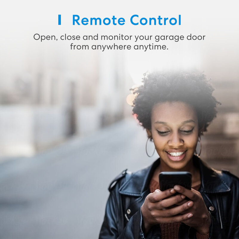 Meross-abridor inteligente de puerta de garaje HomeKit, controlador de sensores WiFi, Control remoto, compatible con Alexa, asistente de Google, SmartThings