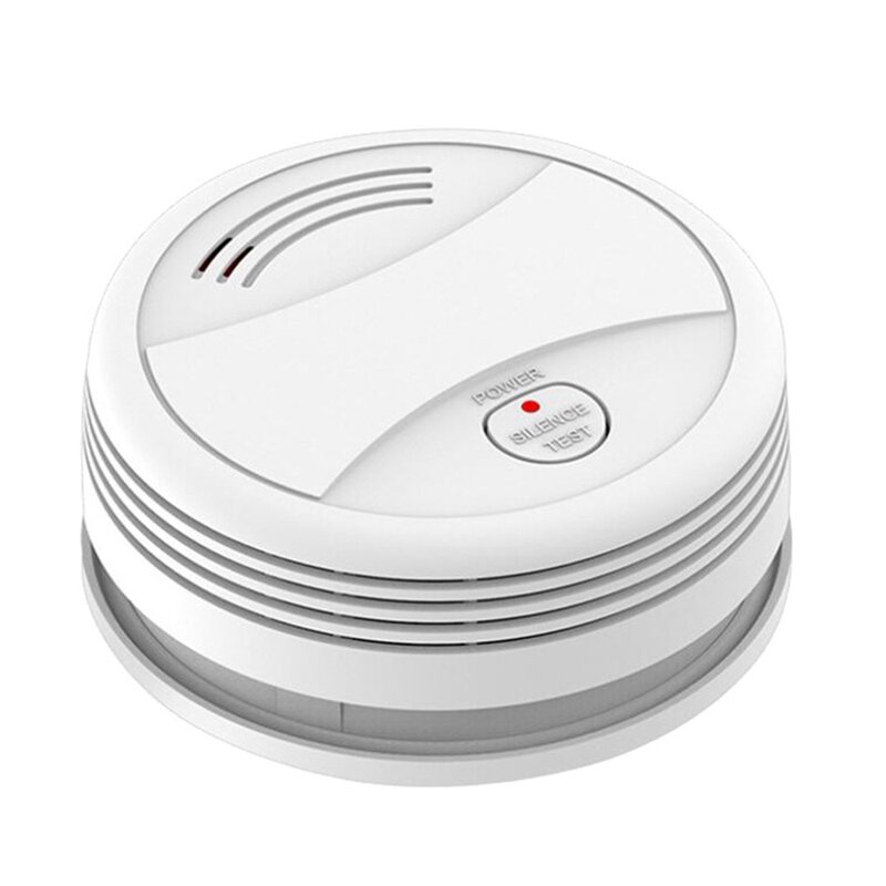 Беспроводной детектор дыма Tuya, умный детектор дыма со встроенным Wi-Fi и управлением через приложение