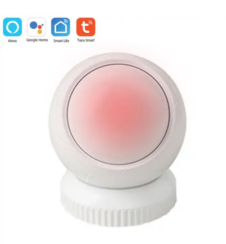 Wifi Infrared Wireless Body Sensor Human Movement Compact Size Doodle Home Tuya Smart Linkage For Mobile Monitoring