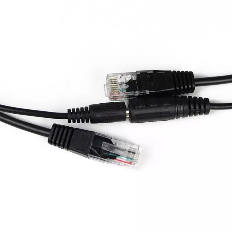Hot Poe Kabel Passief Power Over Ethernet Adapter Kabel Poe Splitter Injector Voeding Module 12-48V Voor ip Camera