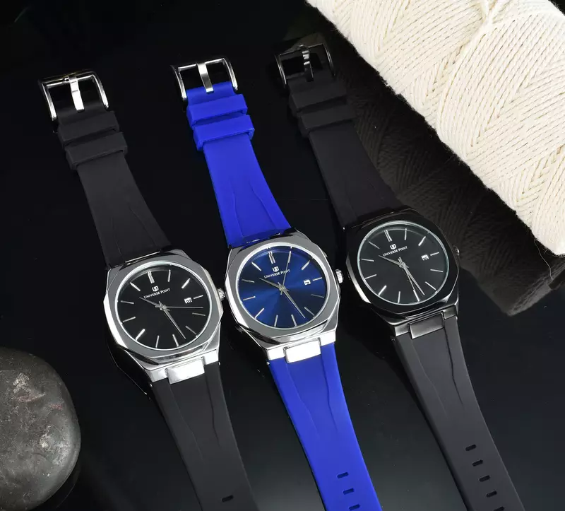 Новые мужские кварцевые часы, роскошные мужские спортивные деловые часы, водонепроницаемые высококачественные часы с тремя ручками