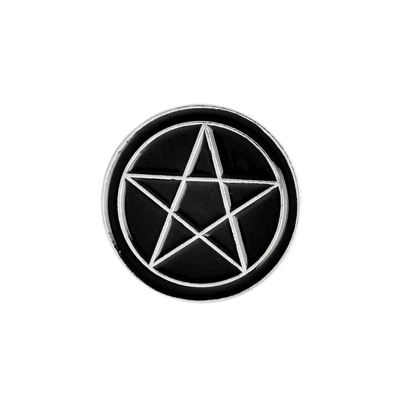 Penyihir buatan tangan Ouija bulan buku Tarot gaya Goth baru lencana pin Enamel jaket Denim hadiah perhiasan bros untuk wanita pria