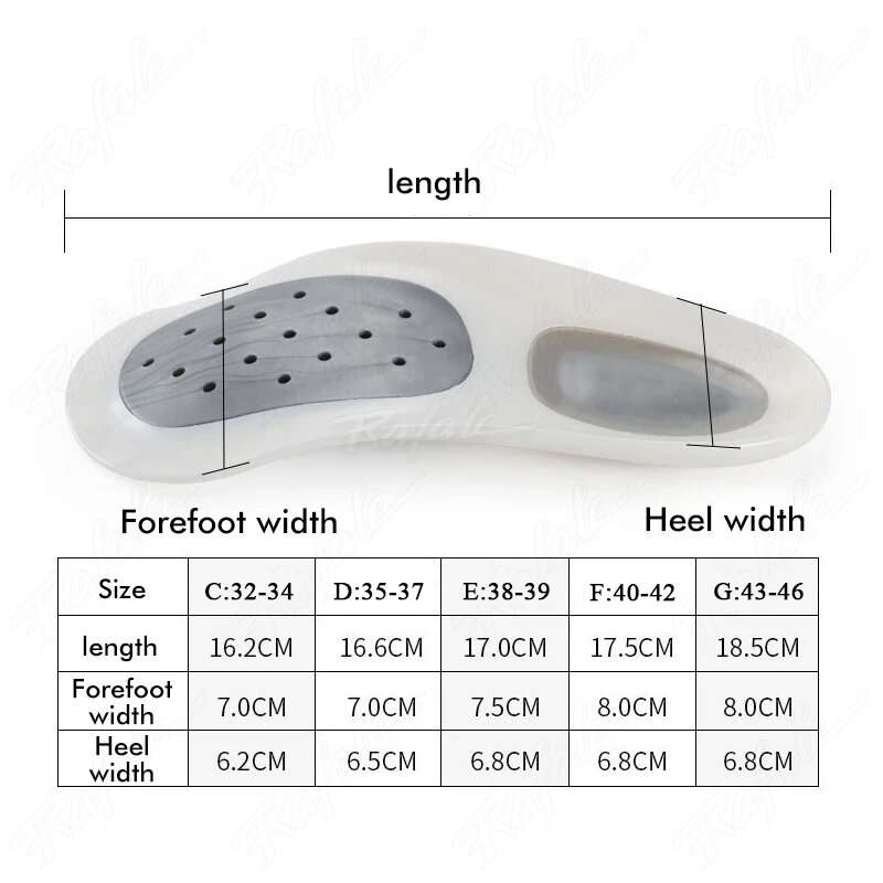 1 conjunto flatfoot massagem ortopédica palmilhas cubitus varus ortopédico cuidados com os pés arco correção apoio almofadas ortopédicas