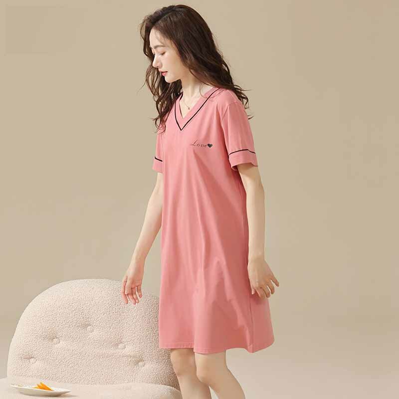 Female Sleeveless Nightgown Sexy Vest Home Clothes Summer Modal Nightdress Loose Casual Mid Length Sleepwear Intimate Lingerie