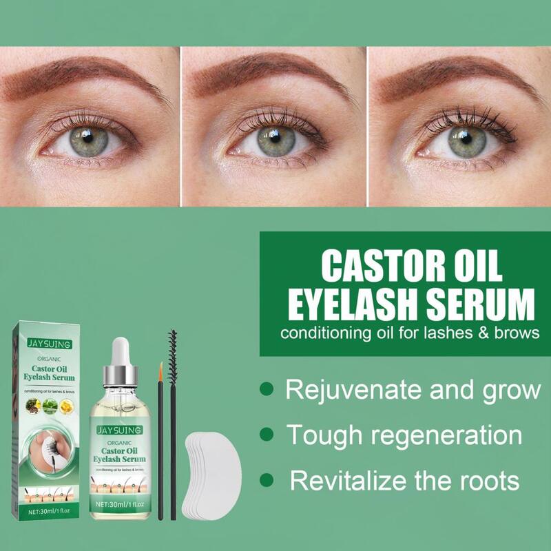 ขนตาชุดน้ำมันบำรุงผิวปานกลาง Castor Oil ขนตา Growth Enhancer Liquid ไม่ระคายเคือง Eyelash น้ำมันสำหรับสตรี