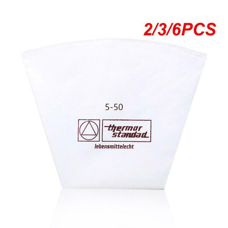 2/3/6PCS Cloth Piping Bag Health And Safety Cream Piping Bags Reuse Polyester Cotton Decorating Tools Pastry Bag Pastry Bags