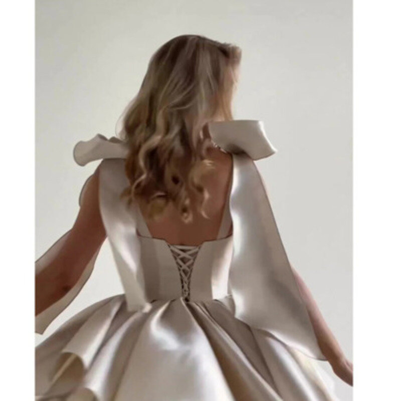 Мини милое кружевное искусственное бальное платье с бантом для празднования коктейльных платьев для девушек на выпускной