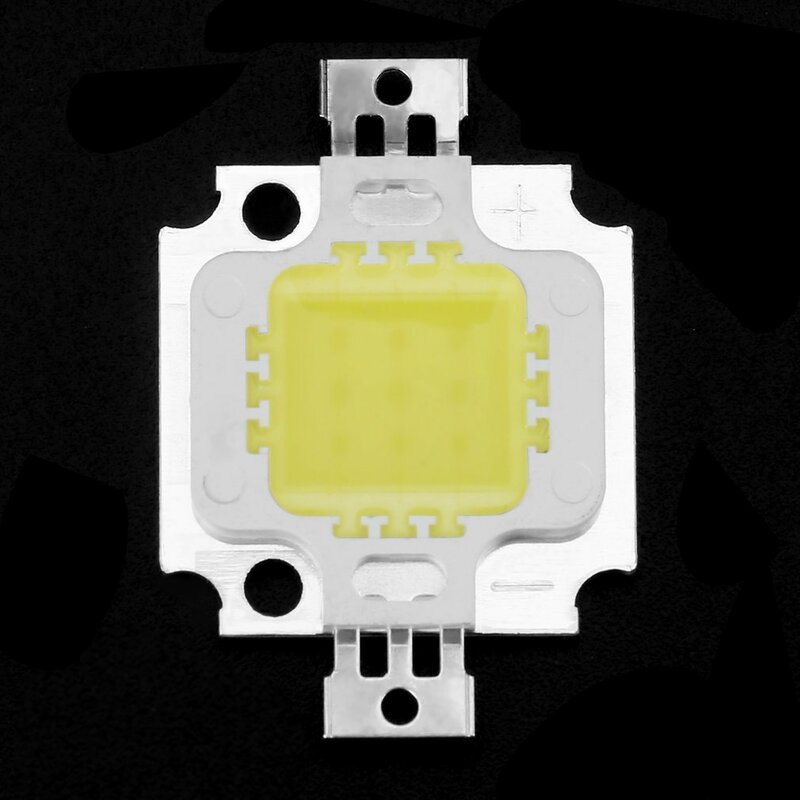 COB SMD LED Chip para luz de inundação, lâmpada grânulo, branco puro, alta qualidade, loja mundial, 10W, 1pc