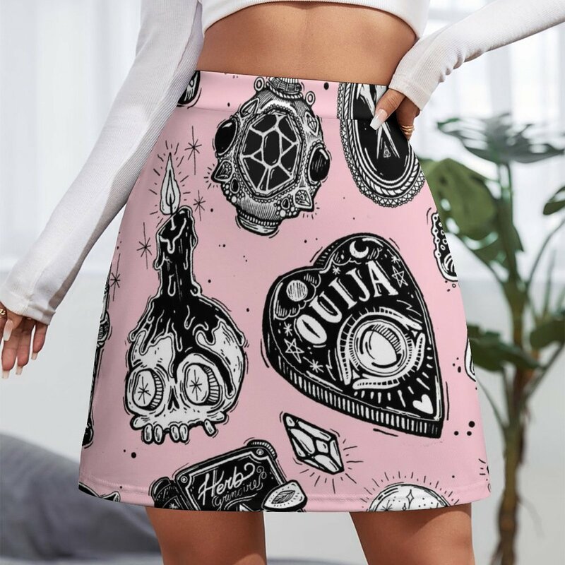 Mini jupe sorcière courte pour femmes, robes d'été, 2023