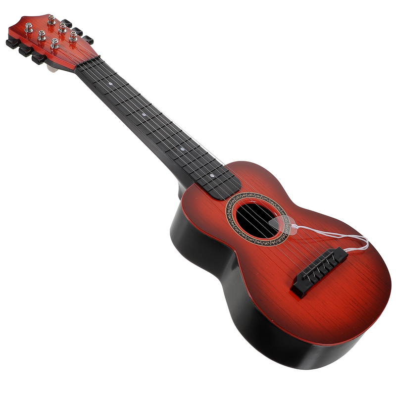 Mini guitarra marrom para crianças, Guitarra Educacional Criativa, Criativo