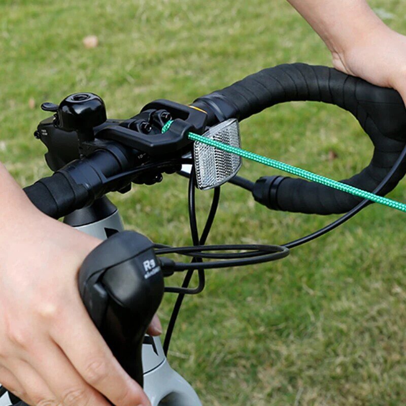 Tali derek sepeda gunung, tali penarik fleksibel dapat ditarik orang tua anak, peralatan luar ruangan