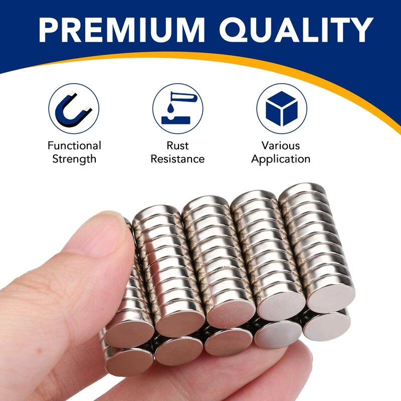 Superstarke Neodym-Scheiben magnete Leistungs starke Seltenerd magnete für Kühlschrank-, Heimwerker-, Bau-, Wissenschaft-, Handwerks-und Büro magnete