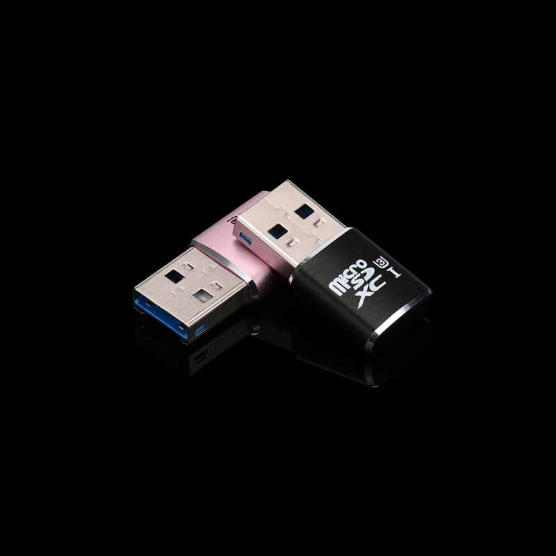 Lector tarjetas memoria USB 3,0 supervelocidad, adaptador tarjeta compacto para Micro-SD, Micro SDXC,