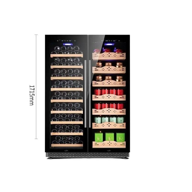 Refrigerador de vinho refrigerado high-end, luxo acessível, simples e moderno, estilo europeu, temperatura constante