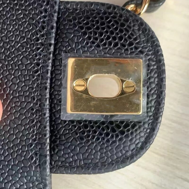 Matching Ch Bag Lock para mulheres, logotipo metálico, fivela C Repair