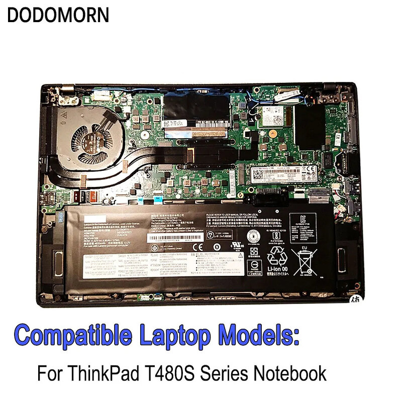 New L17L3P71 Laptop Battery For Lenovo ThinkPad T480S Series L17M3P71 L17M3P72 01AV478 01AV479 01AV480 SB10K97620 SB10K97621