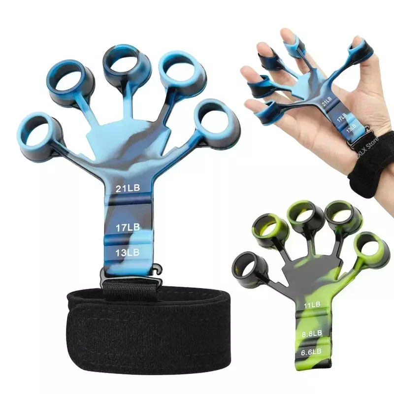 6 oporowy ekspander ręczny uchwyt na palce trening gimnastyczny sportowy akcesoria treningowe i do ćwiczeń