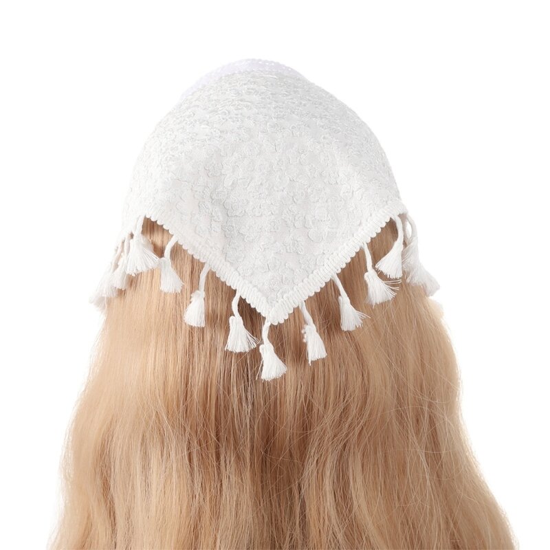 Foulard en dentelle pour femmes, foulard cou, Turbans, bandeau, décorations cheveux élégantes, livraison directe