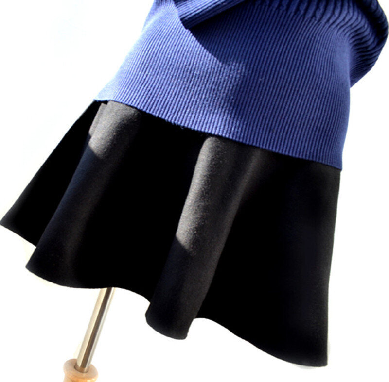 2023 Autumn Winter European and American Style Women Pleated Bust Skirts Lady Short Skirt Pettiskirt A-line Skirt