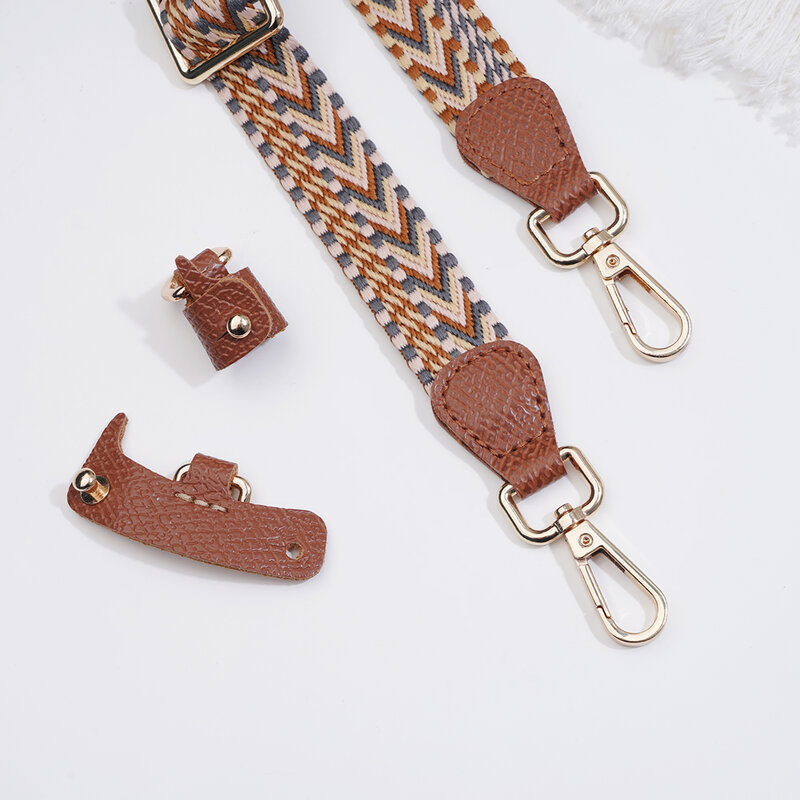 Tali tas untuk Tas Longchamp tali tas pukulan bebas tali kulit asli kanvas tali bahu Tote tas selempang aksesoris konversi