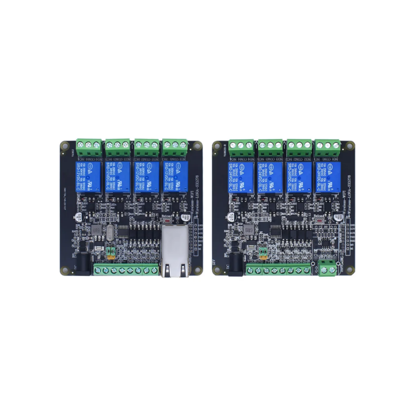 RJ45 485 RTU 4-way relay Modbus output 4-way switch input 4DI4DO Ethernet