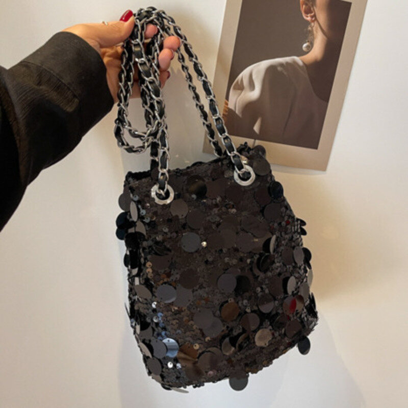 Универсальная классическая сумка на плечо, стильная повседневная шикарная дамская сумочка-мешок через плечо, роскошный мессенджер высокого качества