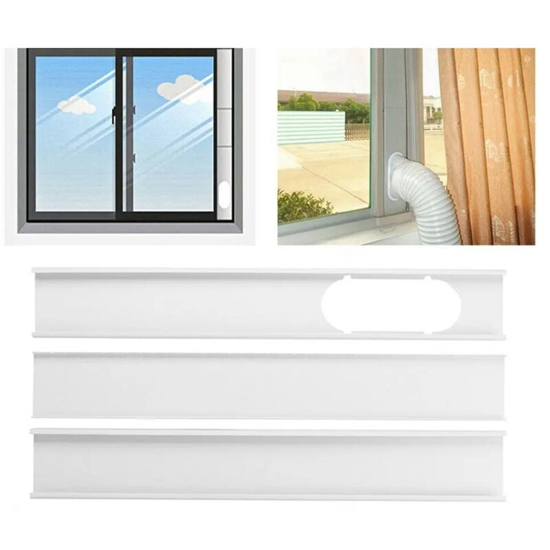 3PCS Adjustable Portable Window Kit Plate For Air Conditioner Spare Parts Parts Air Conditioner Window Attachment-55CM