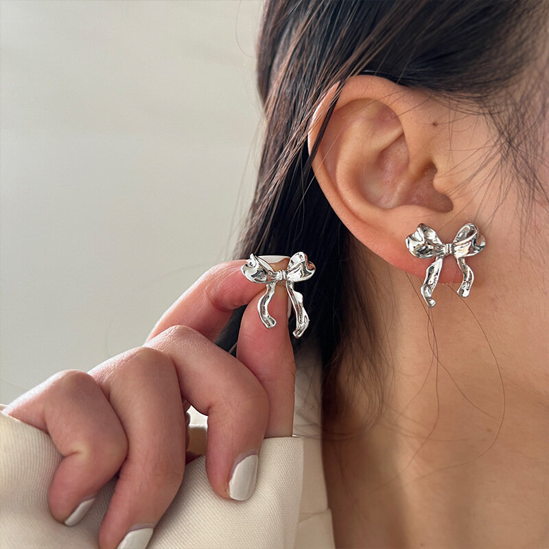 Design süße und coole Stil Bogen Knoten Ohrringe Frauen einfache elegante Schmuck Geschenke Drops hipping