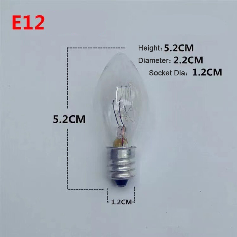 Free Shipping 50PCs per lot Incandescent  C7 Bulb 120V 5W Transparent Clear or Transparent Colorful C7 Bulb for you to choice