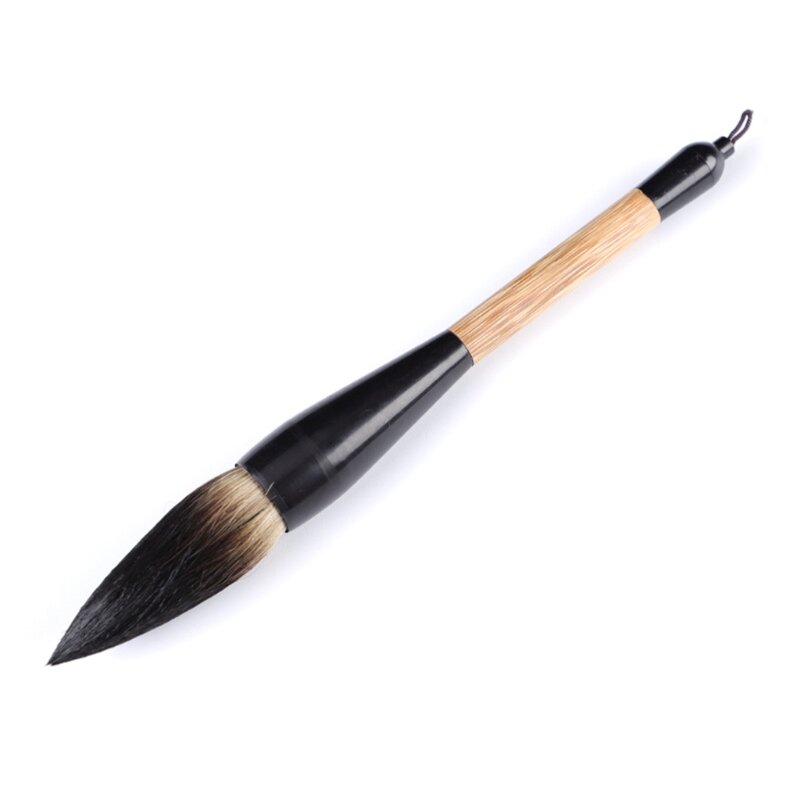 Sumi-pinceles de bambú para escribir, pincel de escritura Regular, práctica, Couplets, envío directo