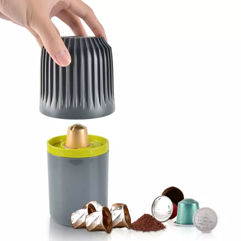 Outil de recyclage de café en plastique ABS, recycleur de capsules en aluminium expresso, boîte de mouture, capsule Bungalow, nouveau, 2023