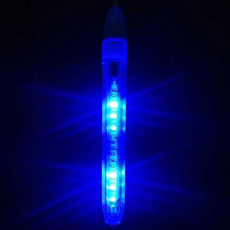 Hot Durable High Quality Deep  Drop Underwater Fishing Squid Bass Spoon Flash Lamp LED Lure Light